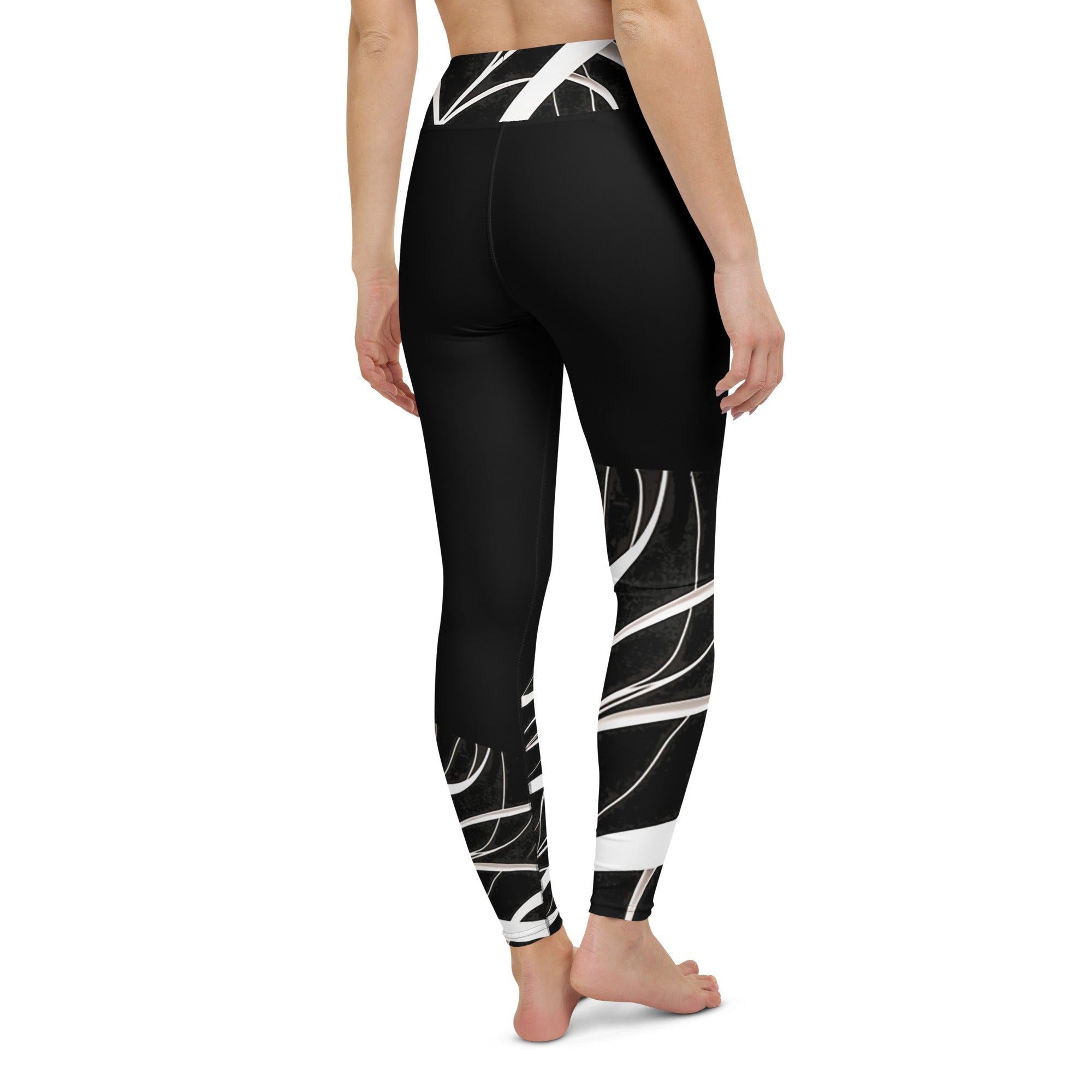 Unique Look Leggings. Gym or Yoga Pants. Abstract Modern Art Streetwear by WickedYo.